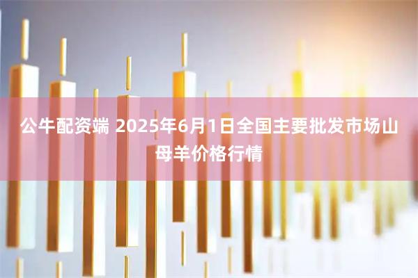 公牛配资端 2025年6月1日全国主要批发市场山母羊价格行情