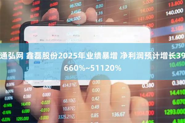通弘网 鑫磊股份2025年业绩暴增 净利润预计增长39660%~51120%